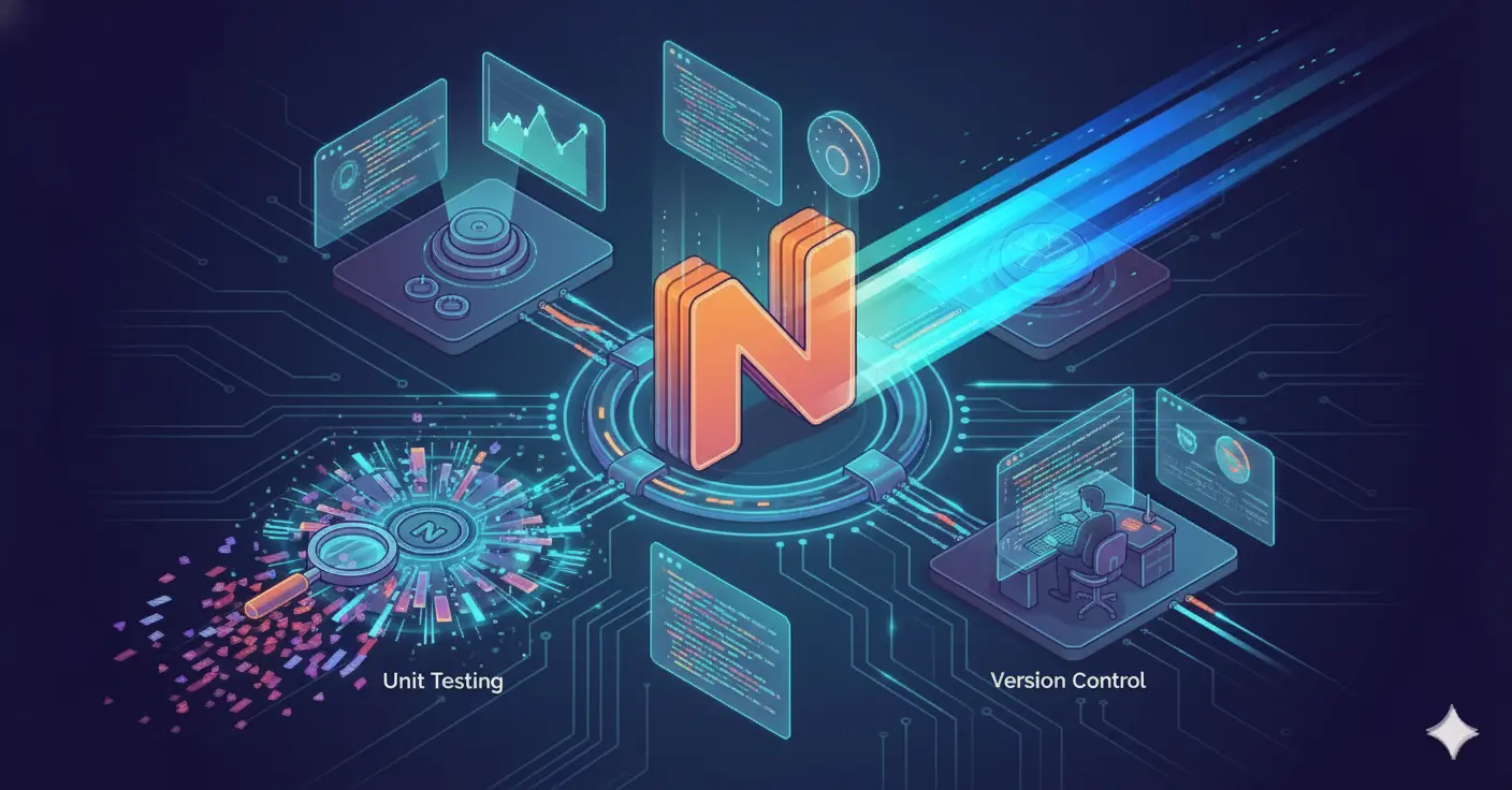 NetSuite Performance Optimization diagram illustrating APM audit, code refactoring, and database indexing